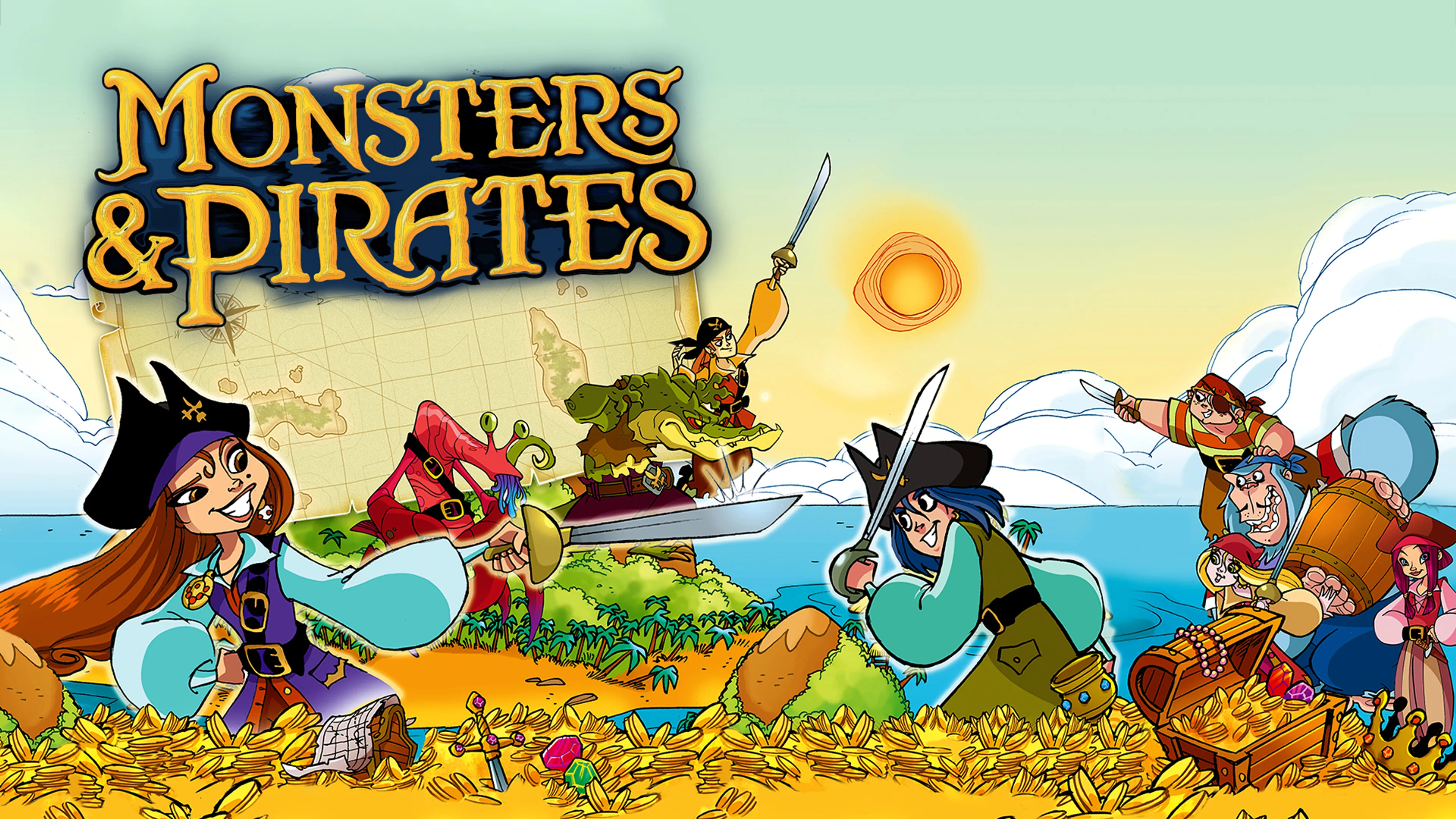 Monsters and Pirates poster